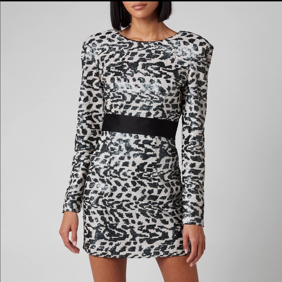 ROTATE by Christensen Birger Wanda Dress NWT 🤍🖤 - Picture 2 of 6